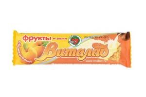 Батончик мюсли Виталад Абрикосовый на фруктозе 40г